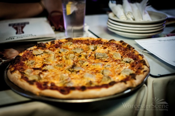 Eggplant and Cheese Pizza