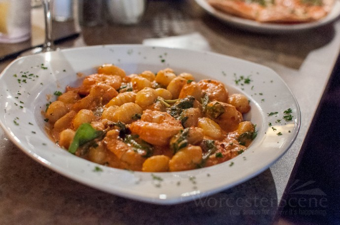 Gnocchi with Pink Tomato Sauce from La Scala on Shrewsbury Street in Worcester, MA
