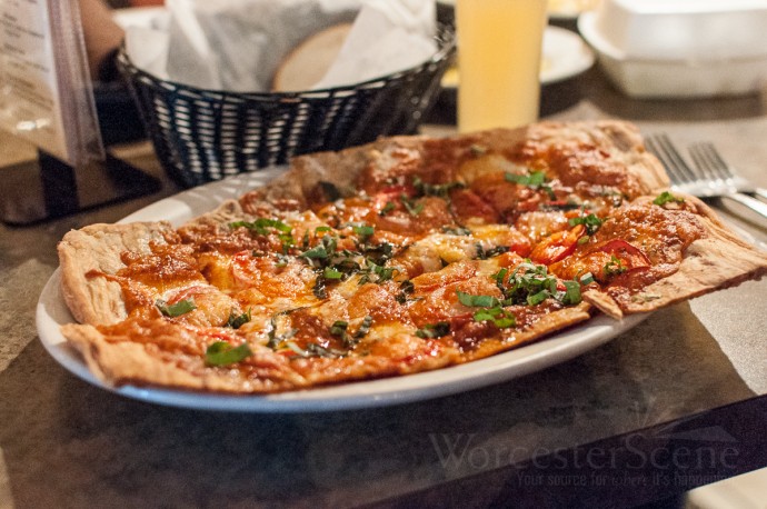 The Margherita Pizza from La Scala on Shrewsbury Street in Worcester, MA