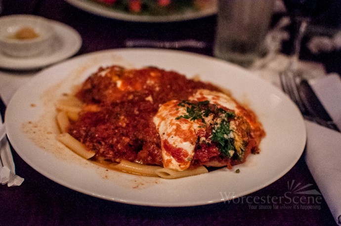 Pollo Giuseppe from Mare E Monti Trattoria on Wall Street in Worcester, MA