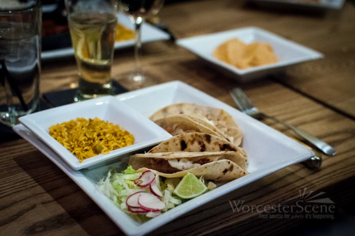 Fish Tacos from Mezcal Tequila Cantina on Major Taylor Boulevard