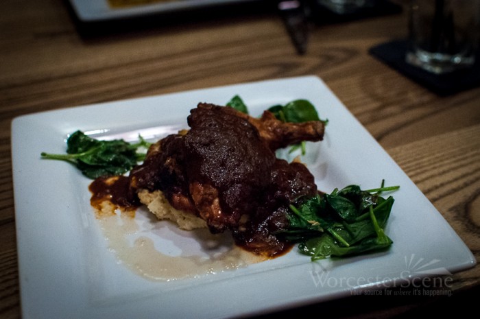 All Natural Roasted Mole Chicken from Mezcal Tequila Cantina on Major Taylor Boulevard in Worcester, MA