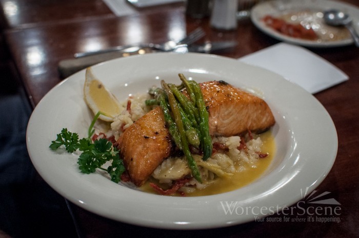Salmon Fellini from Dino's on Lord Street in Worcester, MA