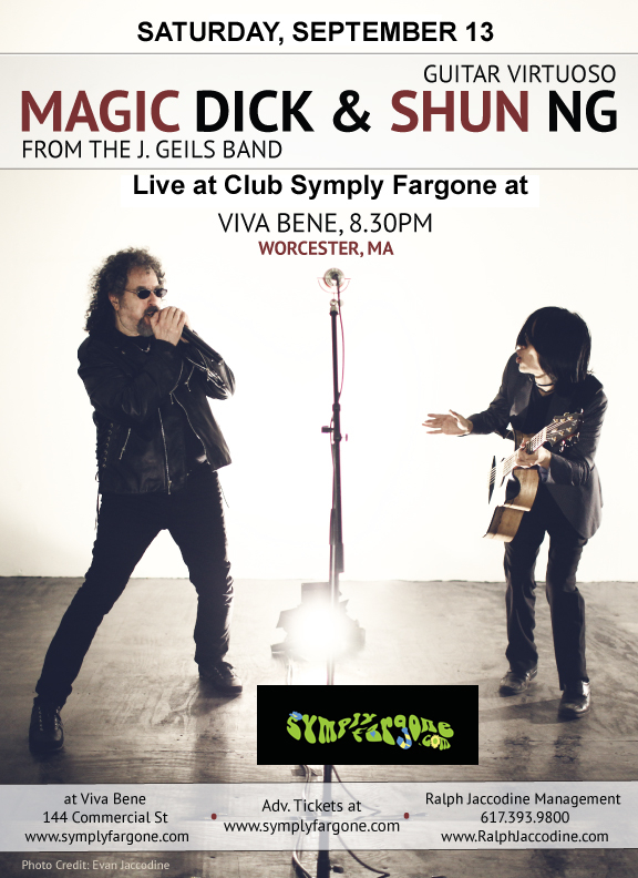 Magic Dick from the J. Geils Band will be at the all-new Club Symply Fargone at Viva Bene.