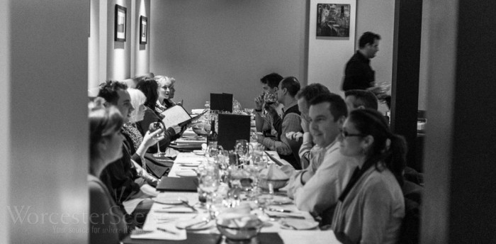 Diners enjoying their meal at Nuovo Restaurant on Shrewsbury Street in Worcester, MA