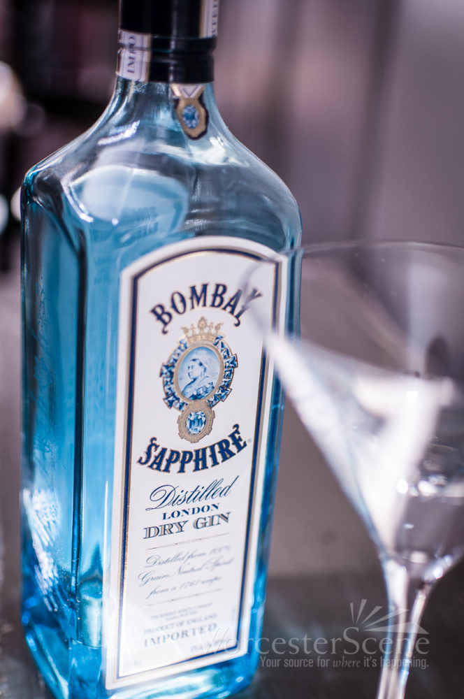 Bombay Blue Saphire Gin Martini in Worcester, MA