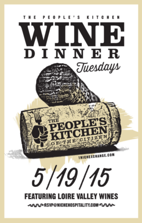 5-19 Loire Valley Wine Dinner at The People's Kitchen