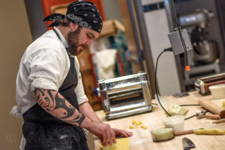 Making Pasta at Volturno in Worcester (Photograph © 2015 by Alex Belisle)