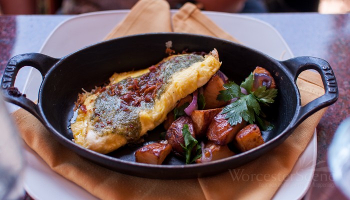 Parmesan Omelet from Via on Shrewsbury Street in Worcester, MA