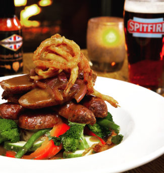 Bangers and Mash from British Beer Company