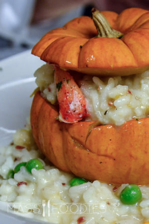 Lobster & Pumpkin Risotto from The International in Bolton, MA