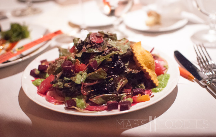 Rainbow and Beet Radish Salad from The International in Bolton, MA