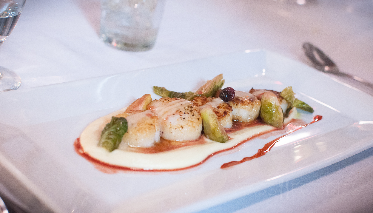 The Twisted Fork Scallops from Twisted Fork Bistro in Cherry Valley