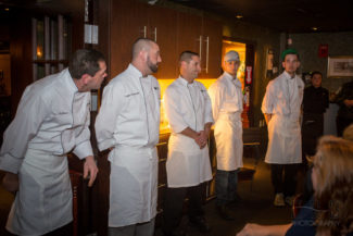 Chef Brady's staff and students at Sonoma in Princeton, MA