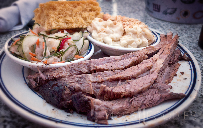 A BBQ Plate from Smokestack Urban BBQ when they were at their original location.