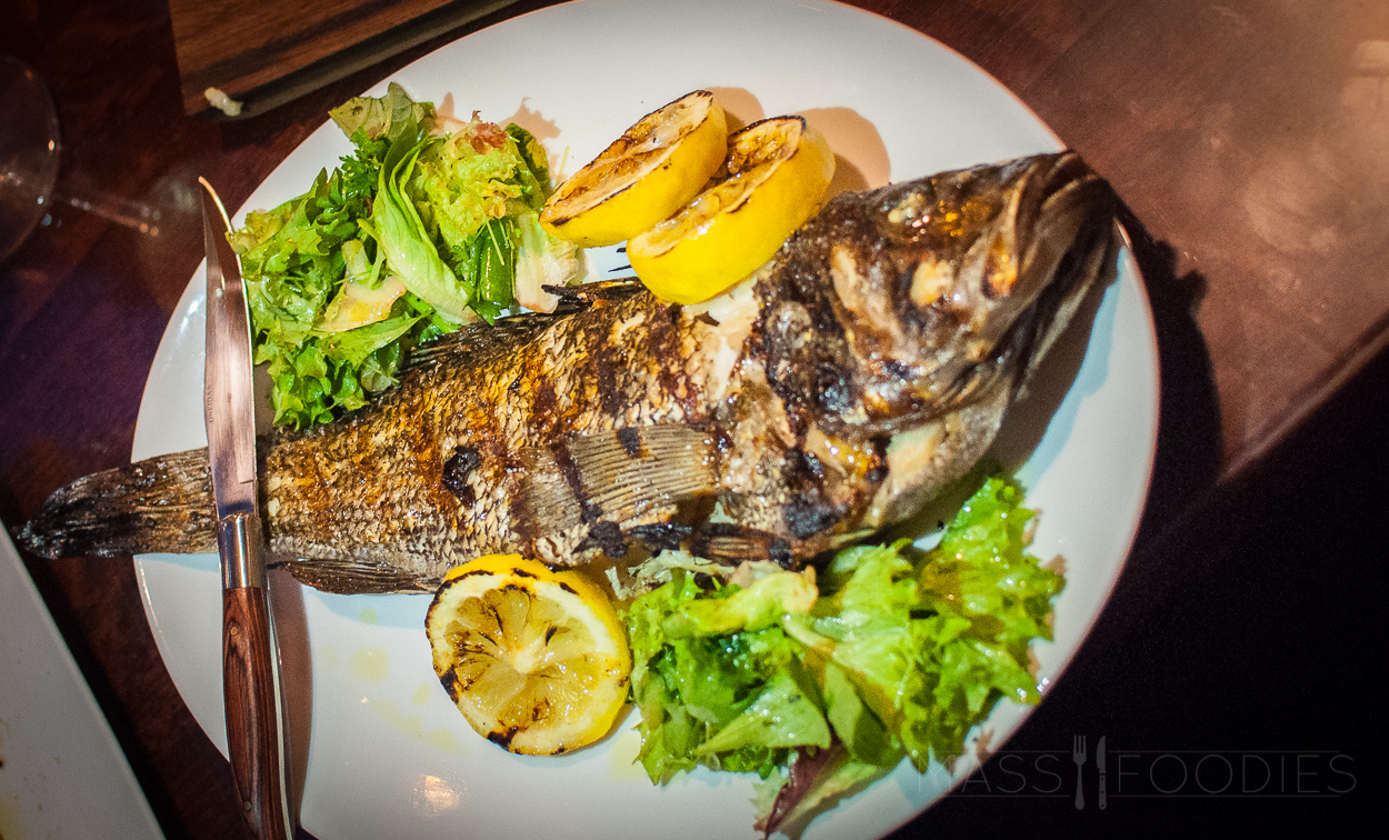 The Whole Roasted Local Fish from Lock 50 on Water Street in Worcester, MA
