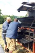 Chef Russo of Lock 50 works with Chef Treitman from B.T.'s Smokehouse.