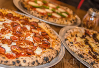 Pizzas from Dacosta's Pizza Bakery (Photo for Mass Foodies by Belisle Images)