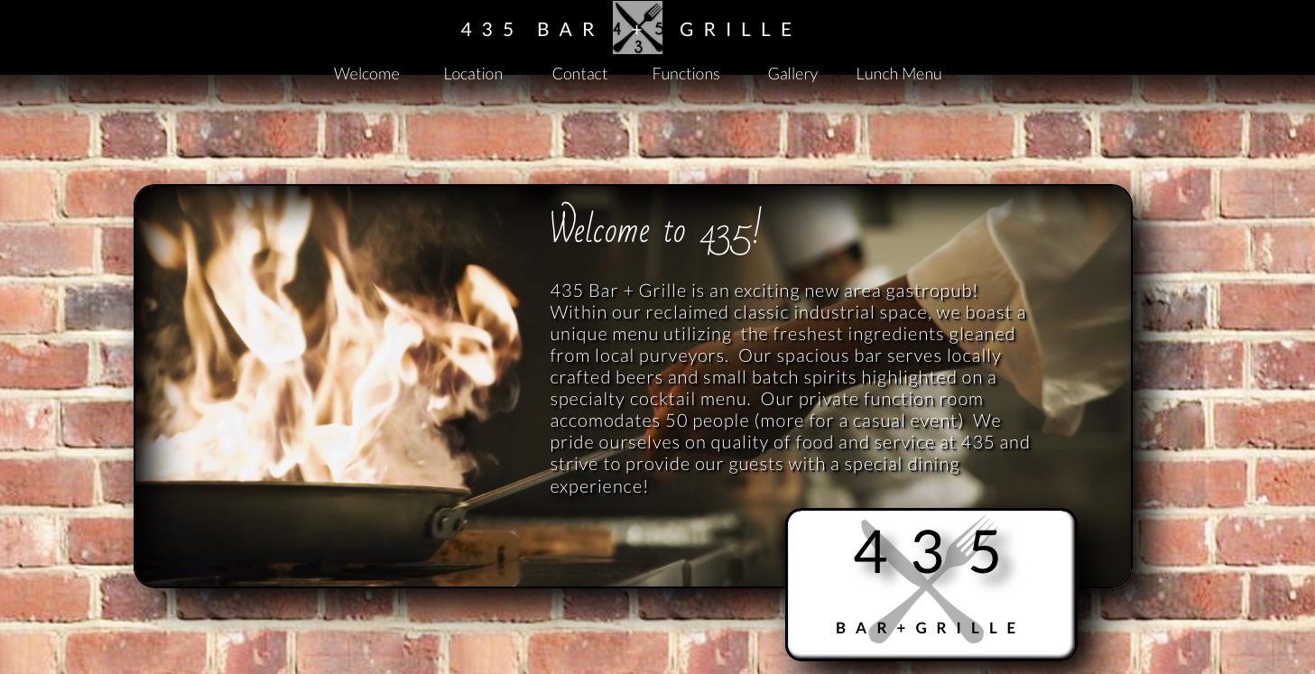 435 Bar + Grille in Leominster, MA (website)