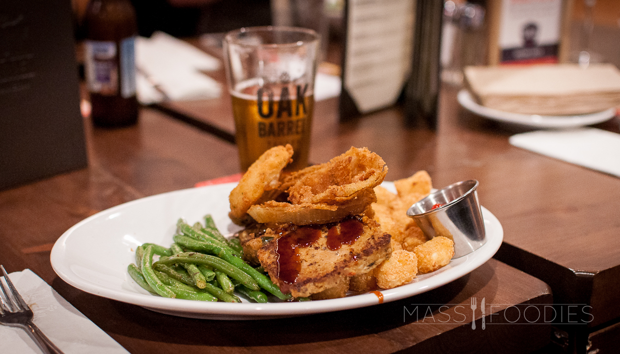 The Meatloaf from The Oak Barrel Tavern on Grove Street in Worcester, MA