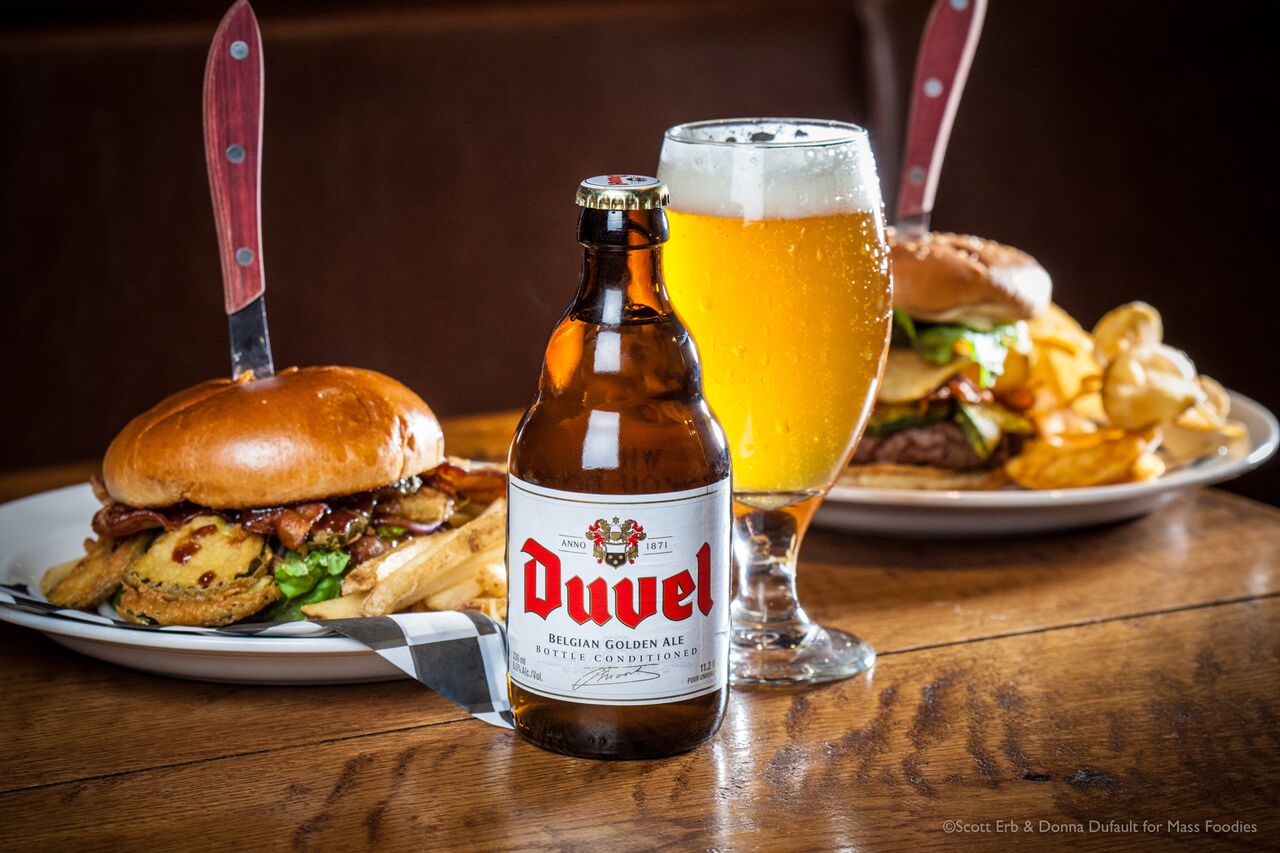 The Fix Burger Paired with Duvel