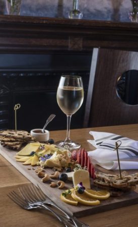 Bull Mansion's rotating cheese board regularly includes selections from Cricket Creek. (Photo by Scott Erb and Donna Dufault for Mass Foodies)