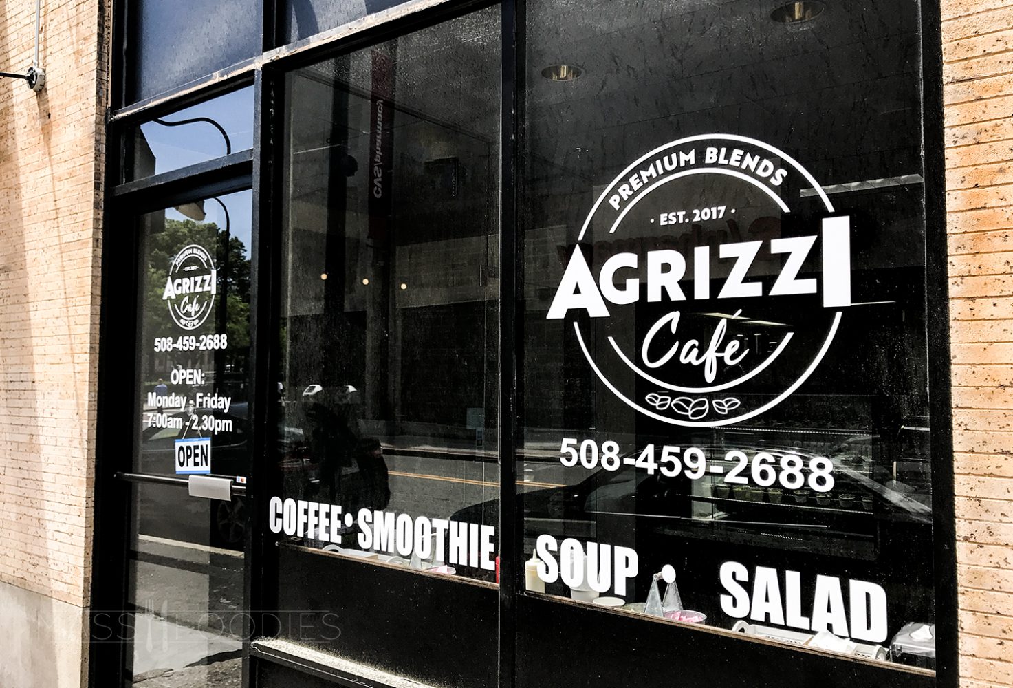 Cafe Agrizzi on Commercial Street in downtown Worcester, MA.